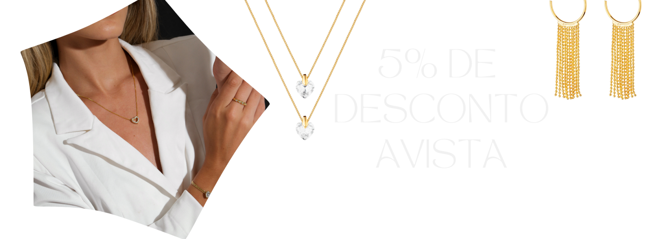 Grey Minimalist Elegant Jewelry Store Twitter Header (1920 x 670 px)